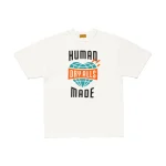 Human Made Dry Alls White Graphic T Shirt front view