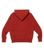 Back view of The Future in The Past Human Made Tsuriami Hoodie Burgundy