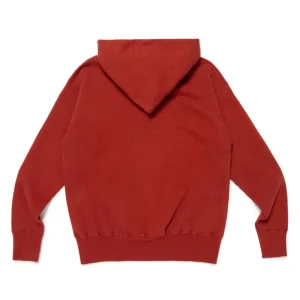 Back view of The Future in The Past Human Made Tsuriami Hoodie Burgundy
