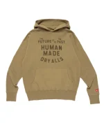 Front view of The Future in The Past Human Made Tsuriami Hoodie Olivedrab