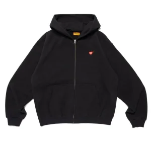 Human Made パーカー CLASSIC ZIP-UP SWEAT BLACK front view