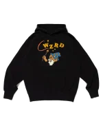 front view of the Human Made Wzrd Black Hoodie