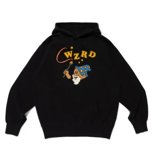 front view of the Human Made Wzrd Black Hoodie