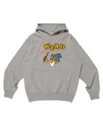 Human Made WZRD Gray Hoodie front view