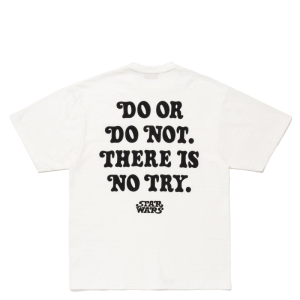 Back view of Human Made Star Wars T-shirt Do or Do Not White.
