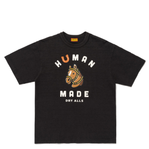 Human Made Dry Alls Horse T Shirt Black front