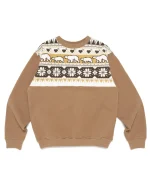 Human Made Snowflakes Sweatshirt Beige front view