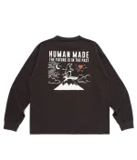 Human Made Graphic Bear T Shirt Black back