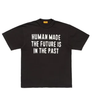 "Human Made New Future in The Past Black t-shirt front view"