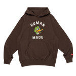 Human Made Heavyweight Hoodie Brown front view