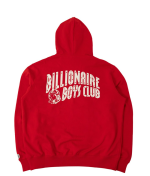 Red Billionaire Boys Club Hoodie Back View