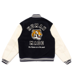HUMAN MADE VARSITY JACKET NAVY back view