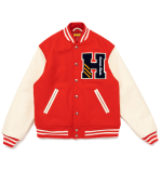HUMAN MADE VARSITY JACKET NAVY front view