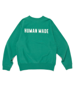 Human Made Heavyweight Sweatshirt Green back view