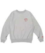 Human Made Heavyweight Sweatshirt Gray front view