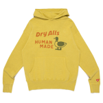 Human Made Dry Alls Yellow Hoodie front view