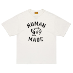 ヒューマンメイド Tシャツ Graphics Duck Design White front view with duck graphic print