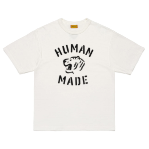 ヒューマンメイド Tシャツ Graphics Duck Design White front view with duck graphic print
