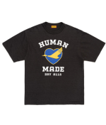 Human Made Graphics Design Black T-Shirt front view Japan
