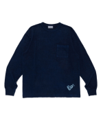 Human Made Indigo Dye T Shirt back print indigo Japanese streetwear tee