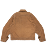 Human Made Kakishibu Work Jacket back view natural color Japan jacket