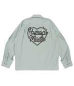 Human Made Hunting Shirt Blue back view clean style