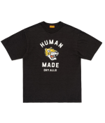 Human Made Lion Graphic T Shirt Black front view