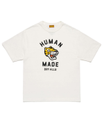 Human Made Lion Graphic T Shirt White front view