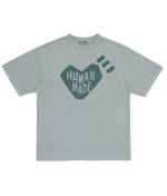 Human Made Natural Dry T Shirt Green front view Japanese streetwear cotton tee