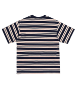 HUMAN MADE ストライプTシャツ ネイビー バック