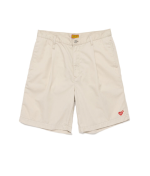 Human Made Skater Shorts White フロントビュー 日本ストリートウェアショーツ