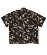 human made printed shirt black back view plain design