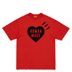 Human Made Heart Graphic T Shirt Red front view