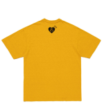 Human Made Heart Graphic T Shirt Yellow back view