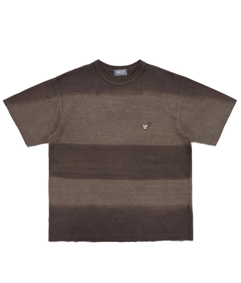 Human Made Tokyo|東京から生まれる、長く愛せる服選び 4 Human Made Ningensei Kakishibuzome T-Shirt Black フロントデザイン