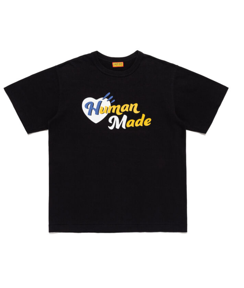 Human Made Dry Alls Heart T Shirt 前面画像 Human Made Dry Alls Heart T Shirt フロント ハートグラフィックデザイン
