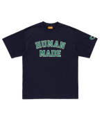 Human Made Heart Logo T Shirt Navy フロント ハートロゴ