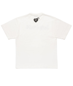 Human Made Polar Bear T Shirt White back view with plain white design