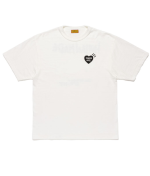 Human Made Duck Graphic T Shirt White front view with duck graphic on the front