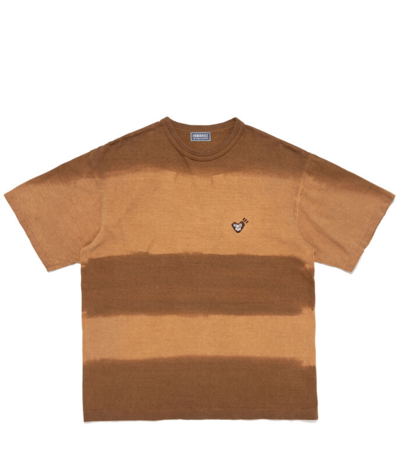 Human Made Ningensei Kakishibuzome T-Shirt Beige バック Human Made Ningensei Kakishibuzome T-Shirt Beige バックデザイン