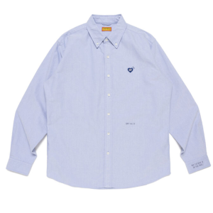 Human Made Oxford Bd Shirt Sky Blue フロントデザイン
