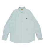 Human Made Oxford Bd Shirt Logo Green フロントデザイン