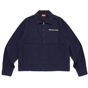 Human Made Dog Drizzler Jacket Navy フロントデザイン