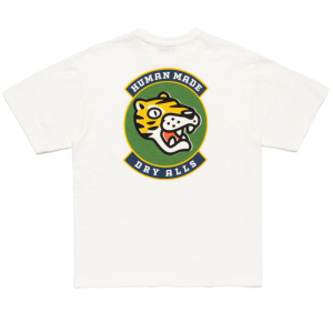 Human Made Dry Alls Tiger T Shirt White back view