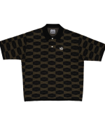 Human Made Knit Polo T Shirt front view