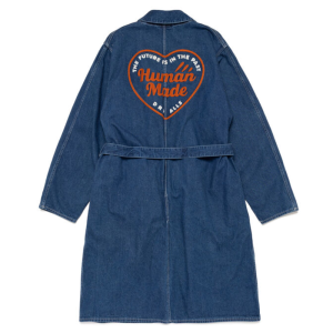Human Made Denim Work Coat back view