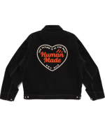 Human Made ZIP-UP Work Jacket Black back view