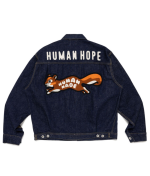 Human Hope Denim Work Jacket back view