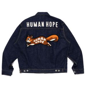 Human Hope Denim Work Jacket back view