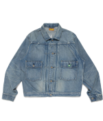 Human Hope Denim Work Jacket Indigo front view
